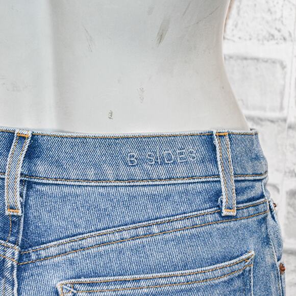 B SIDES Women's Straight Leg Denim Jeans 5-Pocket size 25 - Picture 12 of 12
